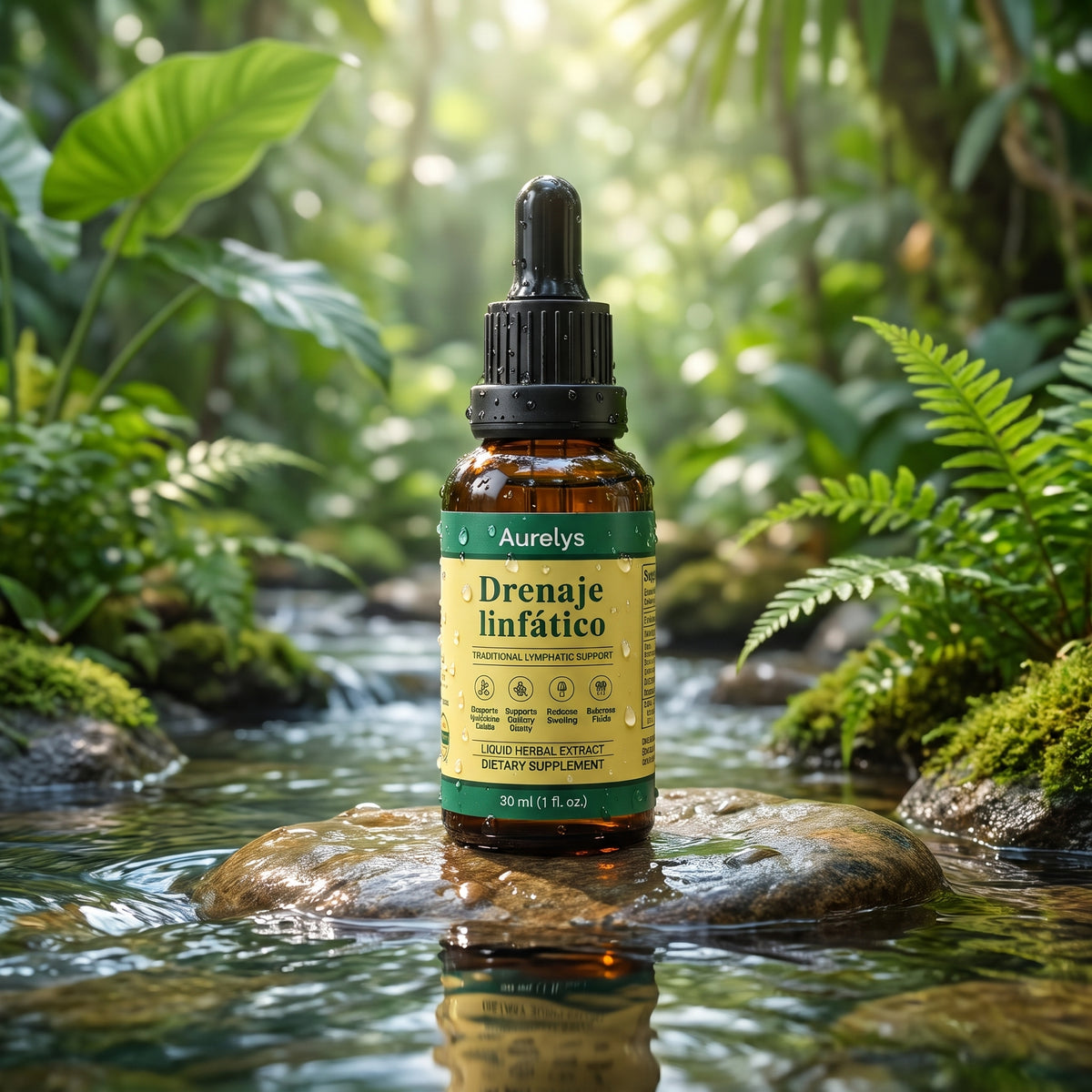 Aurelys™ | Gotas de Drenaje Linfático Natural